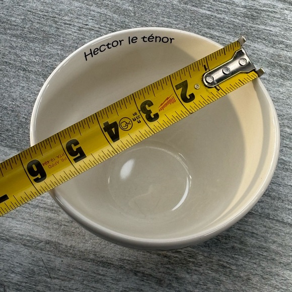 Cats Of Paris Kiss That Frog Cleen Hector The Tenor Bowl Hector Le Tenor - Picture 8 of 9